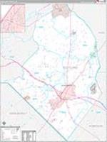 Scotland, Nc Carrier Route Wall Map