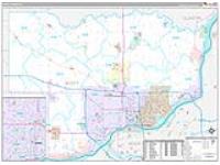 Scott, Ia Wall Map Zip Code