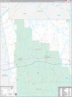Scott, Ms Carrier Route Wall Map