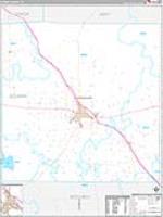 Scurry, Tx Carrier Route Wall Map