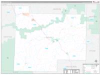 Searcy, Ar Wall Map Zip Code