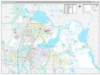 Seminole, Fl Wall Map Zip Code