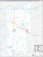 Seminole, Ok Carrier Route Wall Map