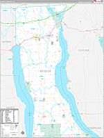 Seneca, Ny Carrier Route Wall Map