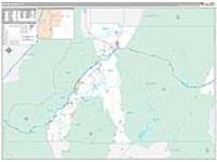 Sevier, Ut Carrier Route Wall Map