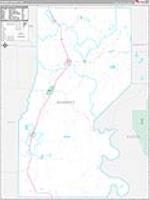 Sharkey, Ms Carrier Route Wall Map