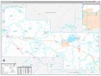 Shawano, Wi Carrier Route Wall Map