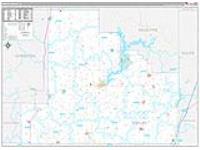 Shelby, Il Carrier Route Wall Map