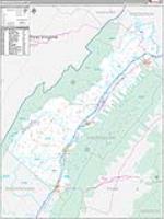 Shenandoah, Va Carrier Route Wall Map