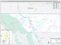 Sheridan, Wy Wall Map Zip Code