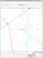 Sherman, Tx Carrier Route Wall Map