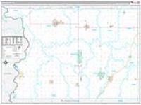 Sioux, Ia Wall Map Zip Code