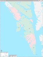 Sitka Borough (), Ak Wall Map Zip Code