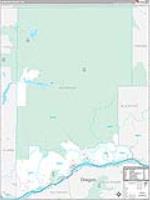 Skamania, Wa Carrier Route Wall Map