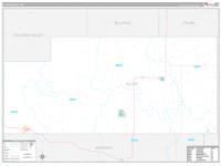 Slope, Nd Wall Map Zip Code