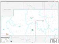 Slope, Nd Wall Map Zip Code