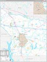 Smith, Tx Carrier Route Wall Map