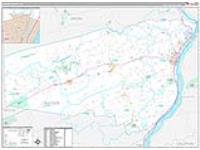 Snyder, Pa Carrier Route Wall Map