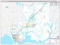 Solano, Ca Carrier Route Wall Map