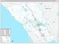 Sonoma, Ca Carrier Route Wall Map