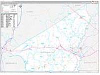 Southampton, Va Carrier Route Wall Map