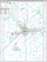 Spokane, Wa Carrier Route Wall Map