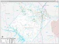 Spotsylvania, Va Carrier Route Wall Map