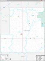 Stafford, Ks Carrier Route Wall Map