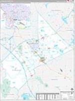 Stanislaus, Ca Carrier Route Wall Map