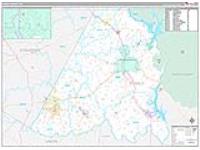 Stanly, Nc Carrier Route Wall Map
