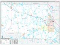Stearns, Mn Wall Map Zip Code