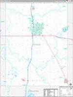 Steele, Mn Wall Map Zip Code