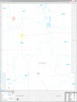 Steele, Nd Carrier Route Wall Map