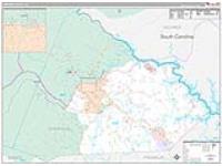 Stephens, Ga Carrier Route Wall Map