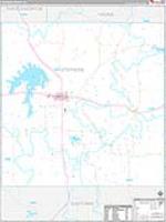 Stephens, Tx Carrier Route Wall Map
