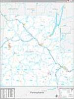 Steuben, Ny Carrier Route Wall Map