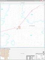 Stevens, Ks Wall Map Zip Code