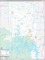 Stone, Mo Carrier Route Wall Map