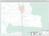 Stone, Ms Carrier Route Wall Map