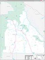 Sublette, Wy Wall Map Zip Code