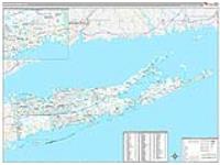 Suffolk, Ny Carrier Route Wall Map