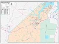 Suffolk, Va Carrier Route Wall Map