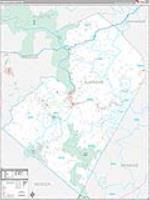 Summers, Wv Carrier Route Wall Map