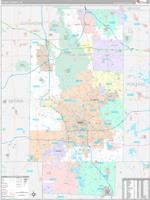 Summit, Oh Wall Map Zip Code