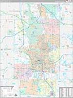 Summit, Oh Carrier Route Wall Map