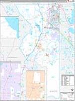 Sumter, Fl Carrier Route Wall Map
