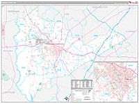 Sumter, Sc Carrier Route Wall Map