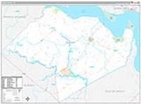 Surry, Va Carrier Route Wall Map