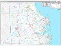 Sussex, De Carrier Route Wall Map