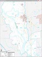 Sutter, Ca Carrier Route Wall Map